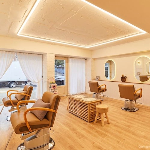 Beautiful Salon Interior with BÜCE