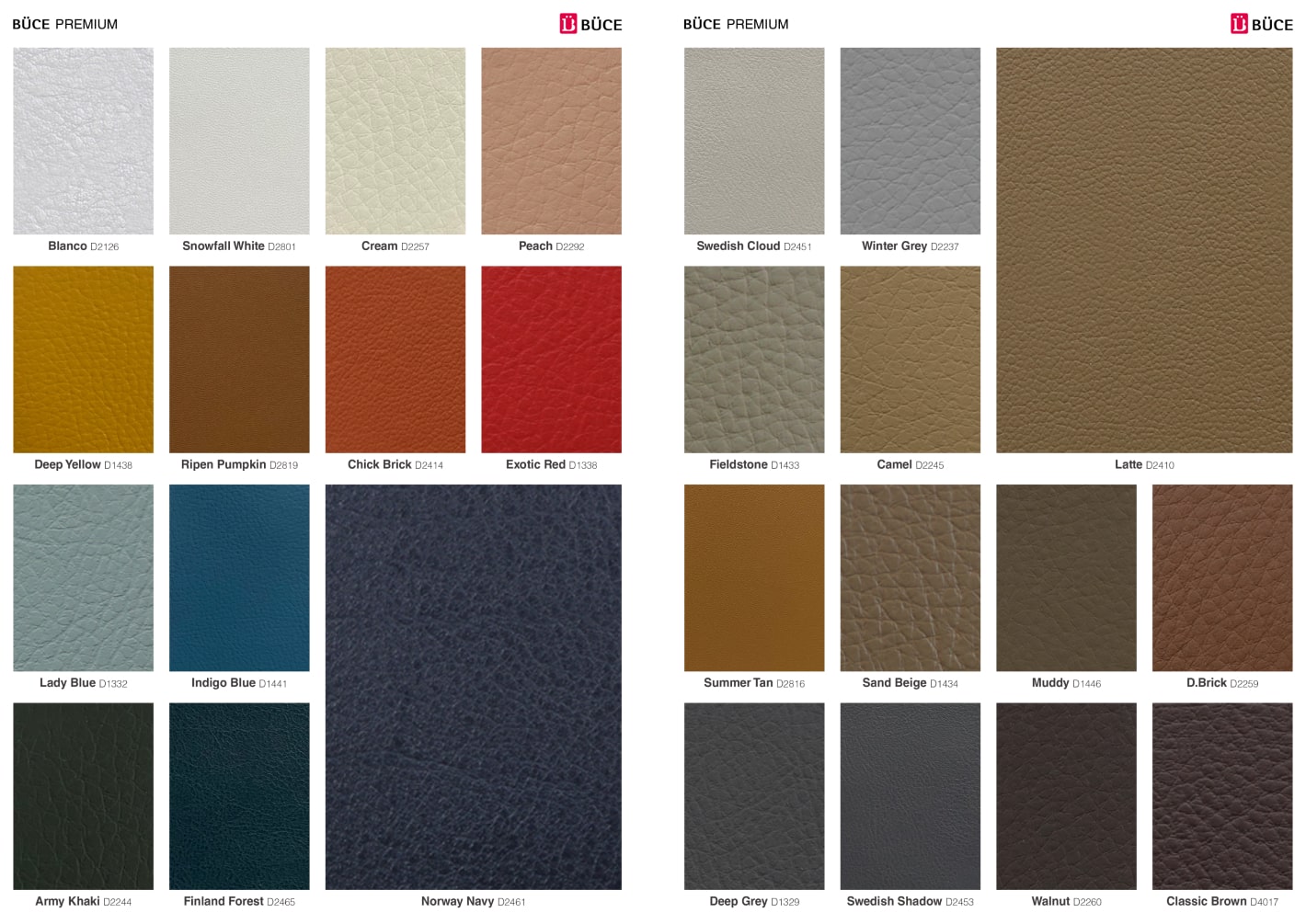 BUCE Premium Fabric Book 2024